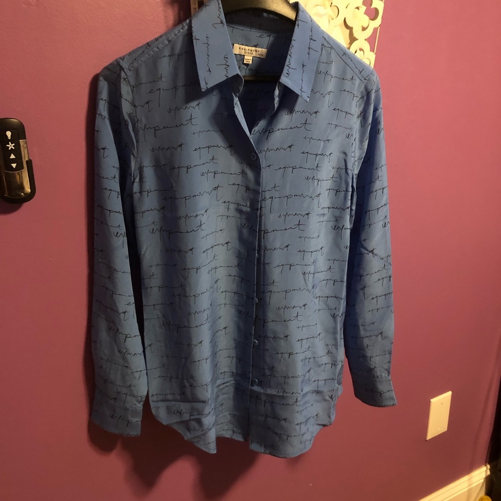 Equipment silk shirt